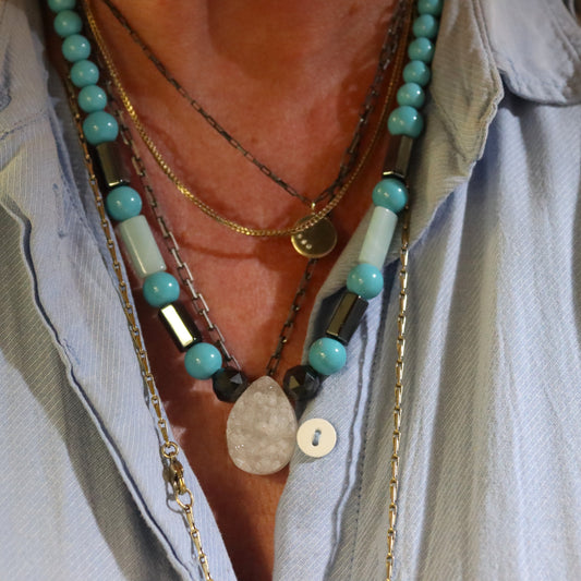 Turquoise Gemstone Necklace - Karen Morrison Jewellery