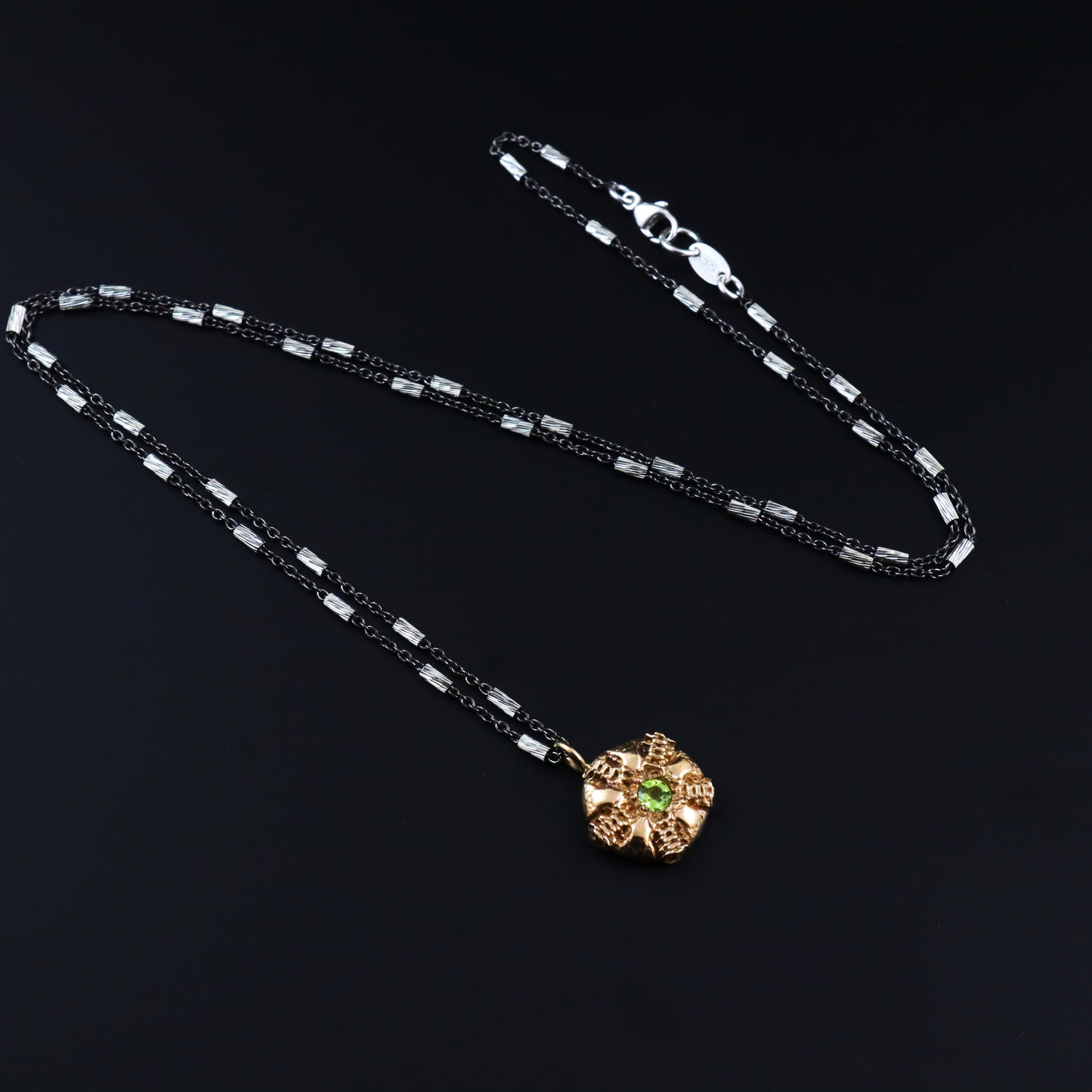 Peridot beach necklace