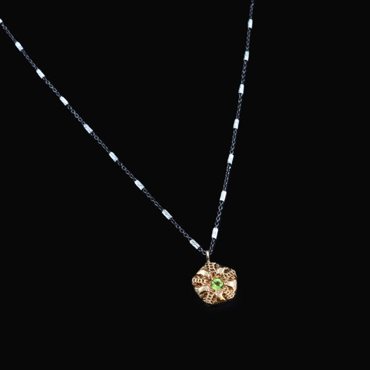 Peridot beach necklace
