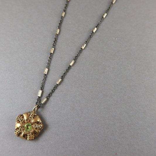 Peridot beach necklace