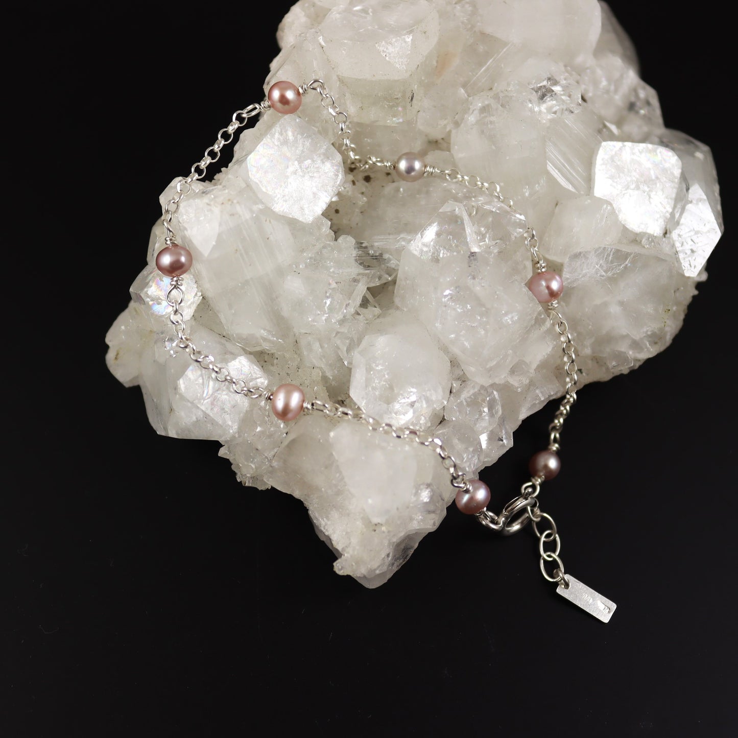 Pink Freshwater Pearl Bracelet - Karen Morrison Jewellery