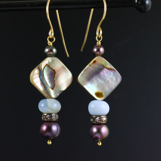 abalone shell earrings