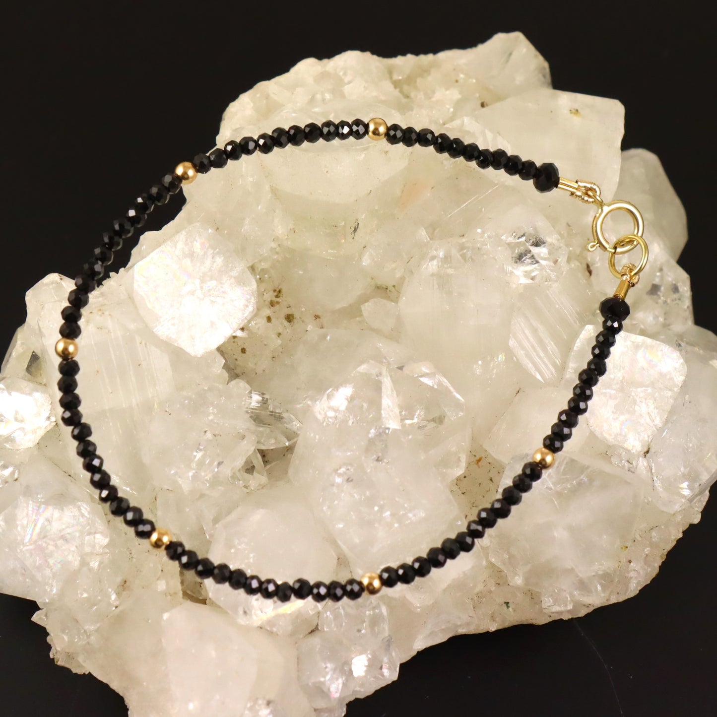 Black Spinel Bracelet