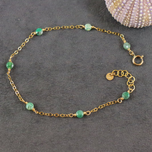 Emerald Bracelet - Karen Morrison Jewellery