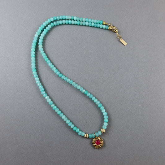 Amazonite Gem Necklace