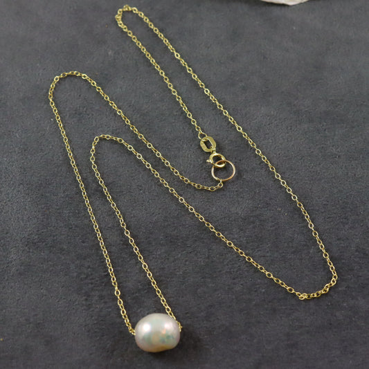 Pearl 9ct Gold Necklace