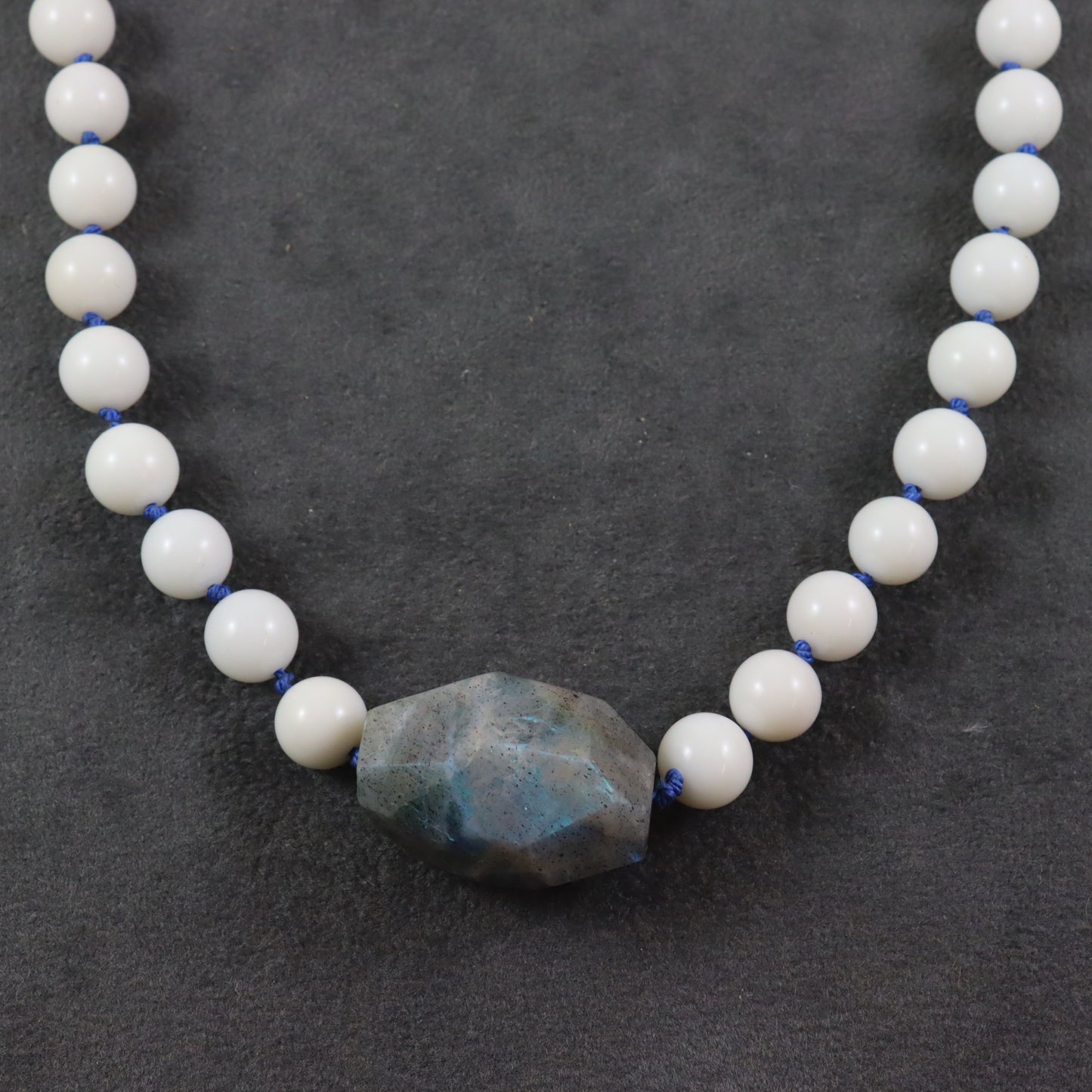 Agate & Labradorite Necklace