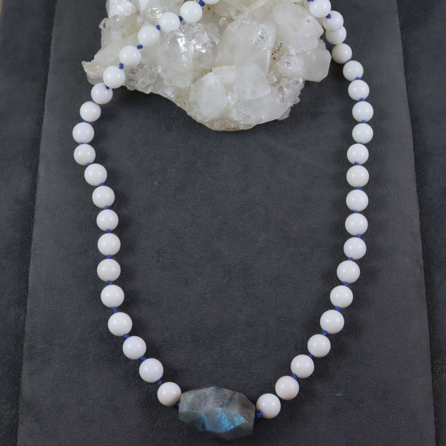 Agate & Labradorite Necklace