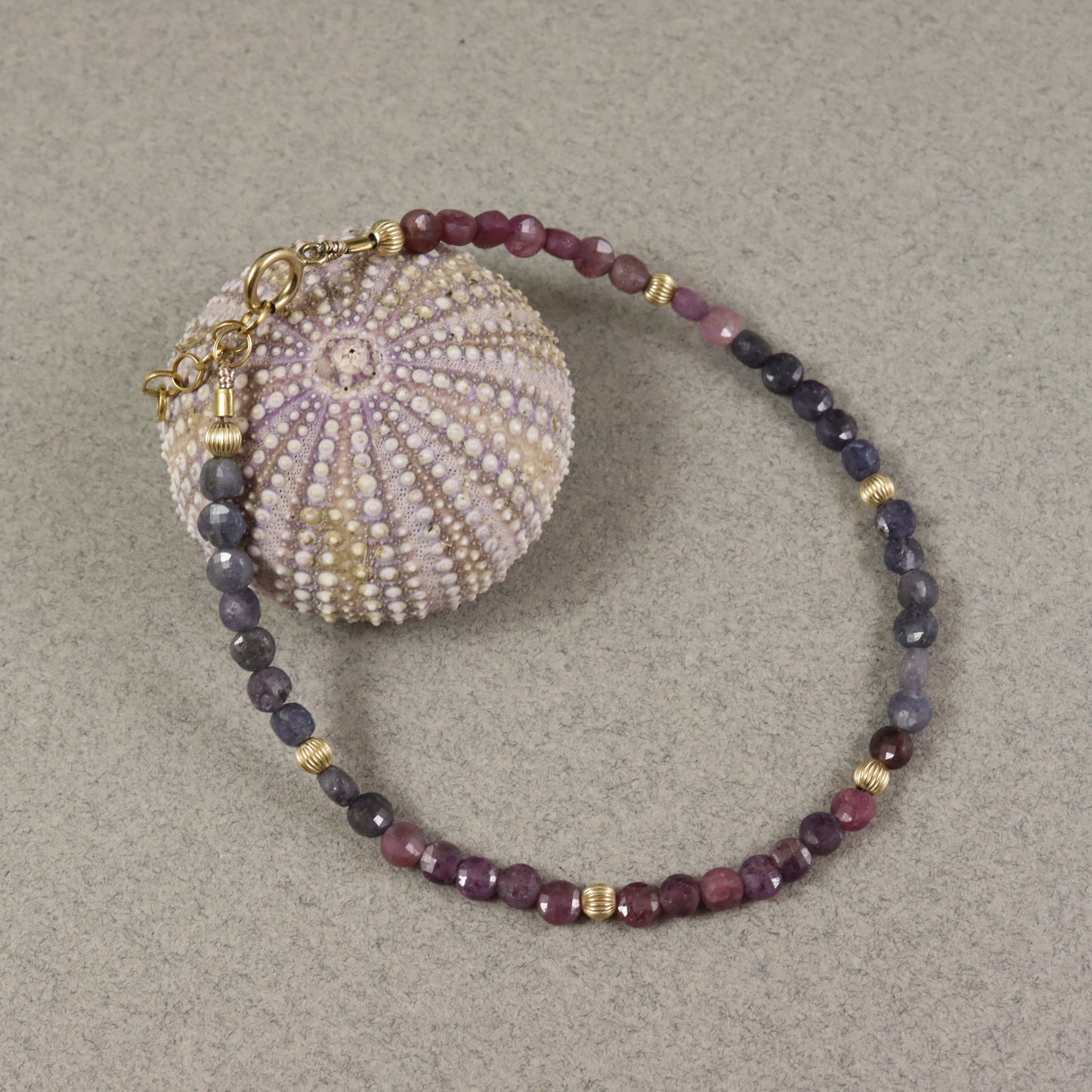 Sapphire & Ruby Gemstone Bracelet - Karen Morrison Jewellery