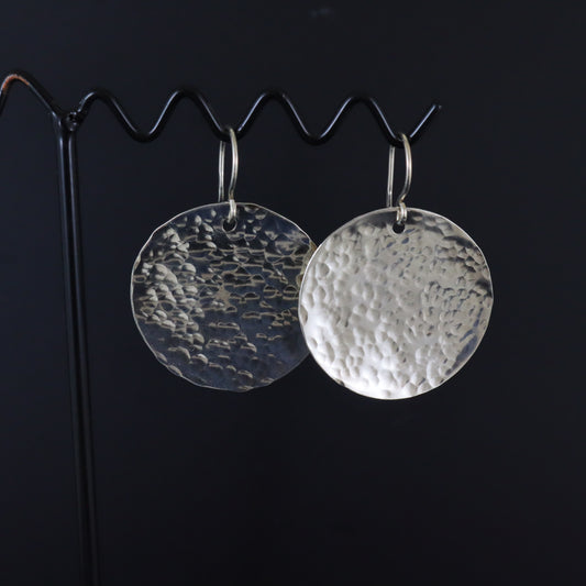 X Large Disc Earrings
