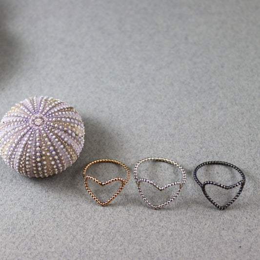 Silver Heart Ring - Karen Morrison Jewellery