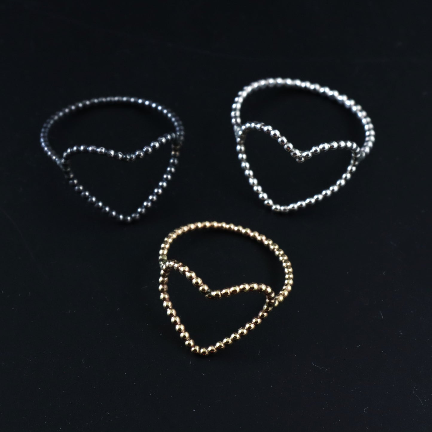 Silver Heart Ring - Karen Morrison Jewellery
