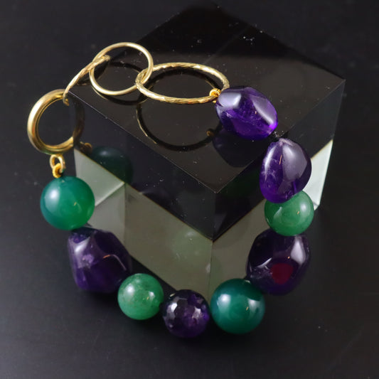 Amethyst Gemstone Bracelet - Karen Morrison Jewellery