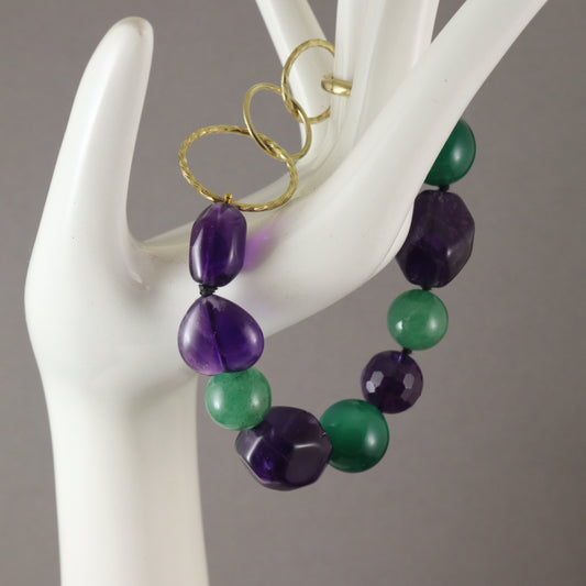 Amethyst Gemstone Bracelet - Karen Morrison Jewellery
