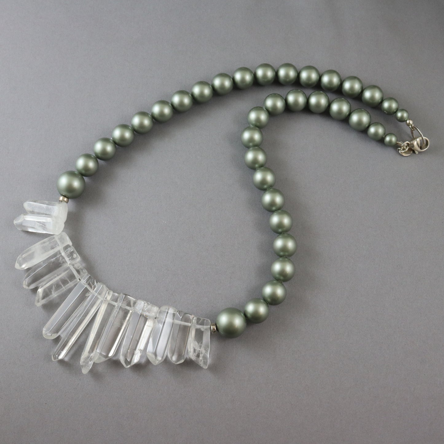 Crystal Quartz Necklace - Karen Morrison Jewellery