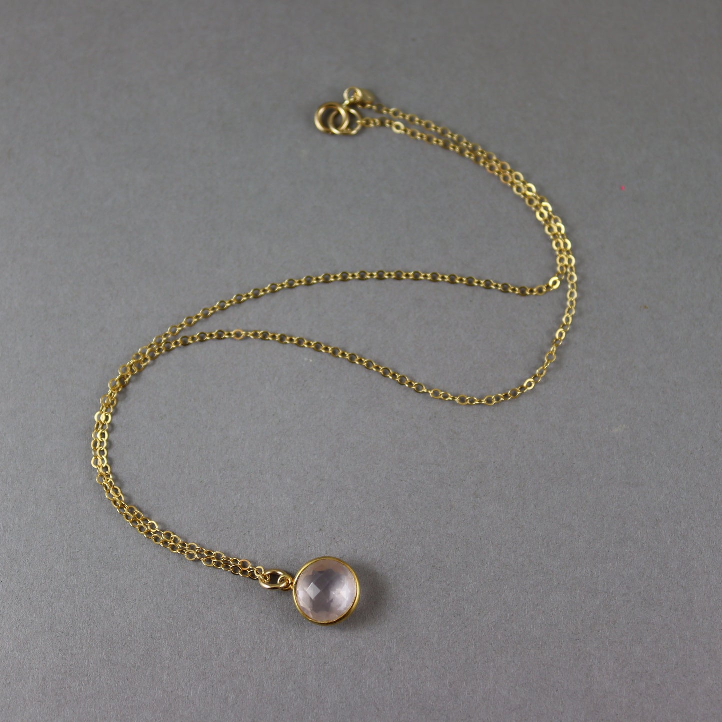 Rose Quartz Necklace - Karen Morrison Jewellery