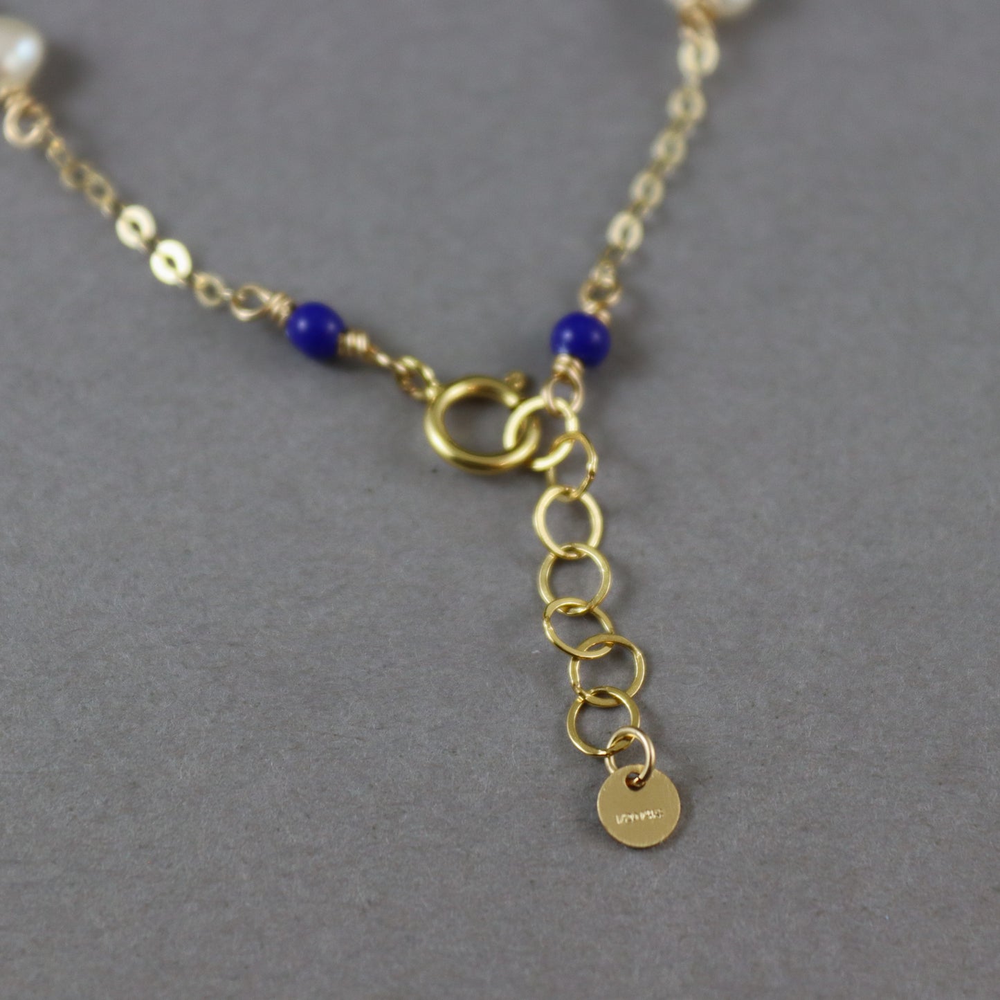 Lapis & Pearl Bracelet