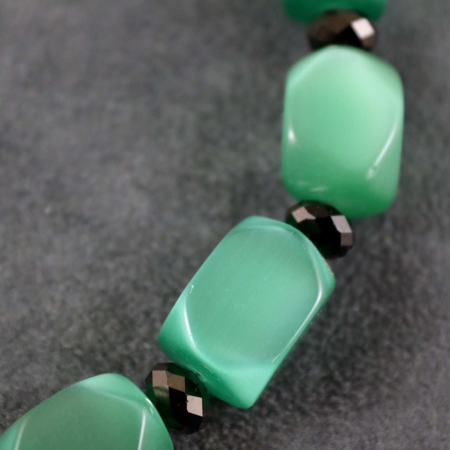 Emerald Green Chunky Necklace