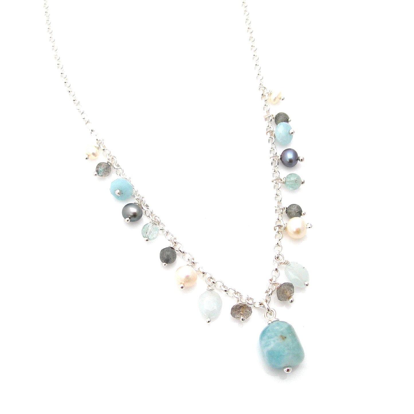 Aquamarine Calming Necklace