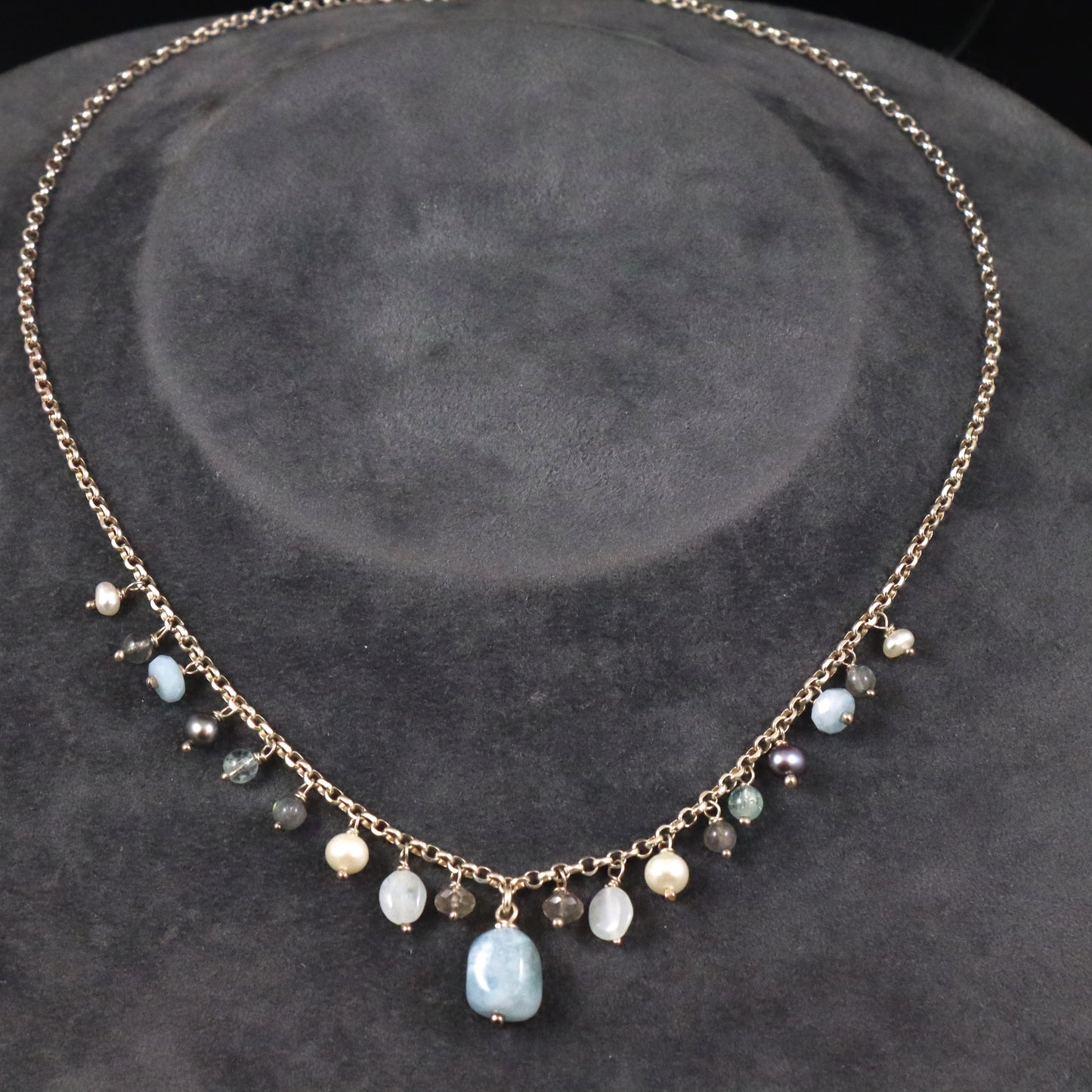 Aquamarine Calming Necklace