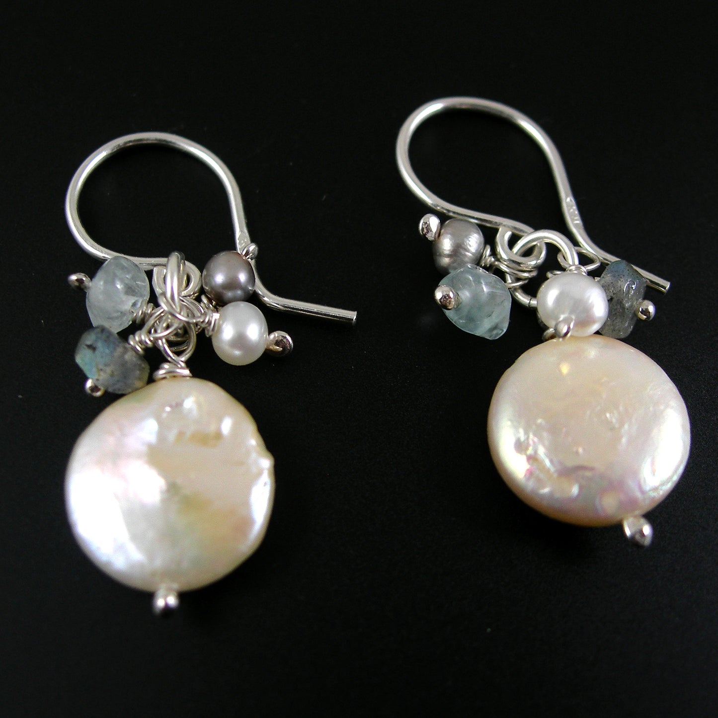 Pearl & Gemstone Earrings