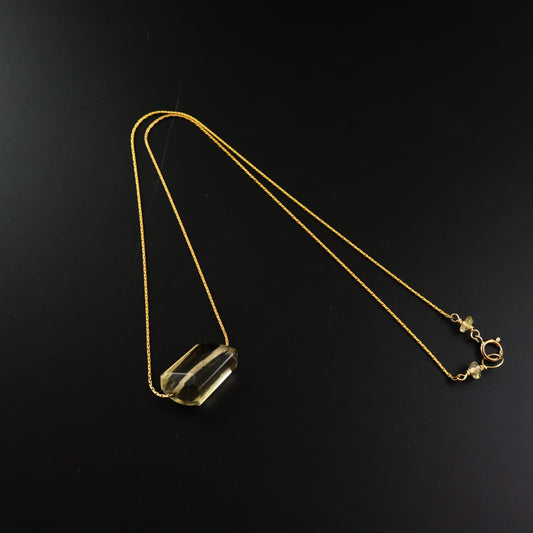Lemon Quartz necklace - Karen Morrison Jewellery