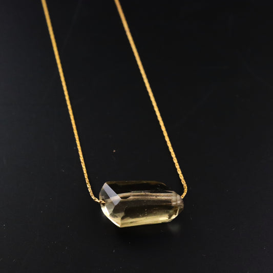 Lemon Quartz necklace