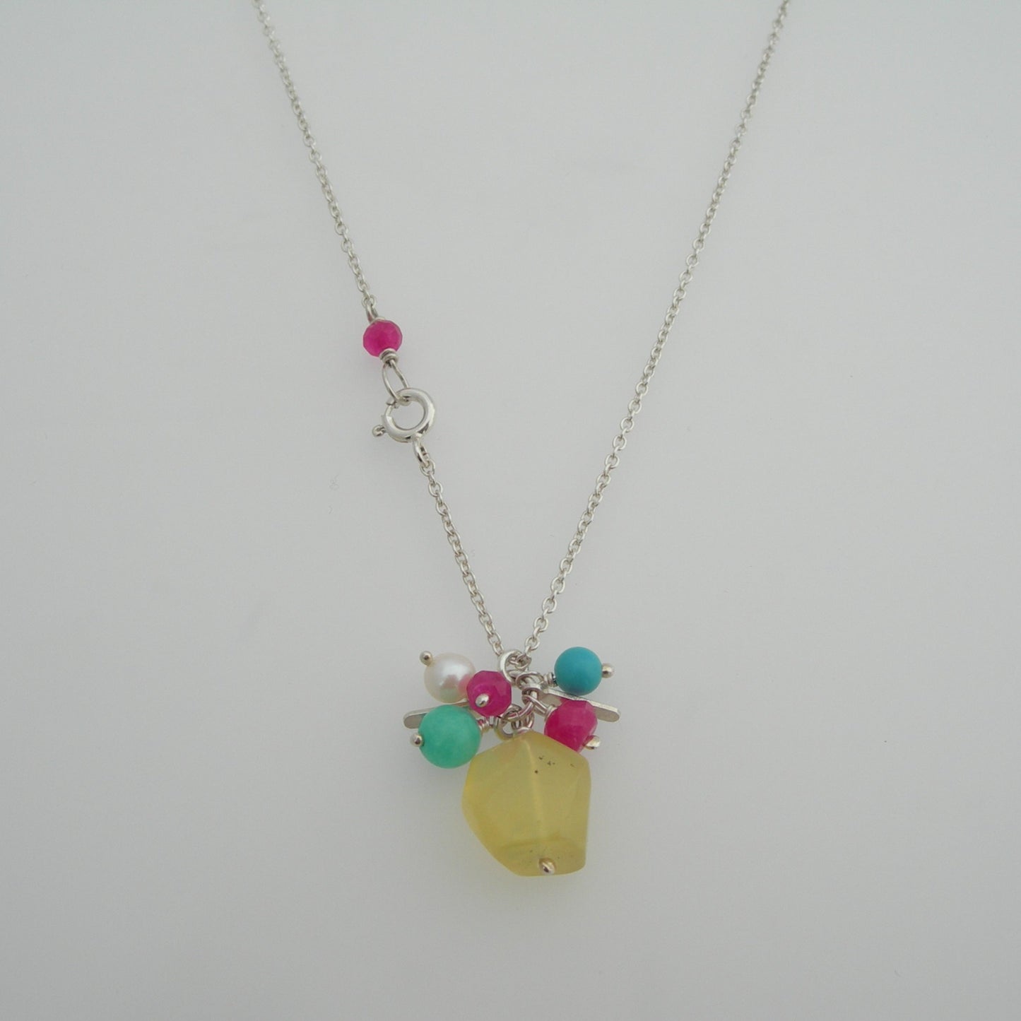 Yellow Opal Necklace