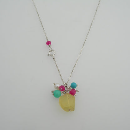 Yellow Opal Necklace