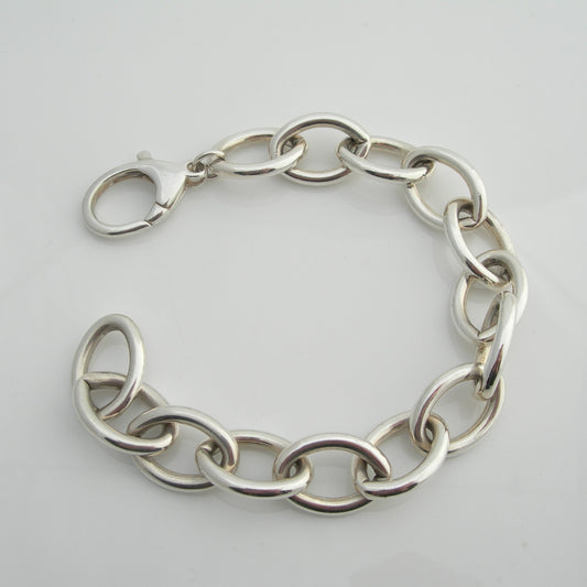 Sterling Silver Chunky Bracelet - Karen Morrison Jewellery