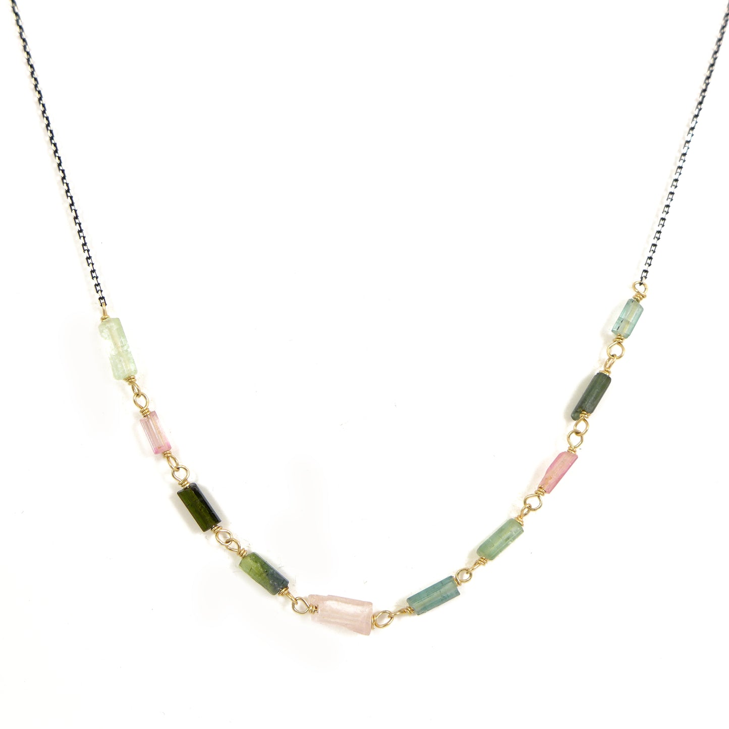 Multi Tourmaline Necklace - Karen Morrison Jewellery