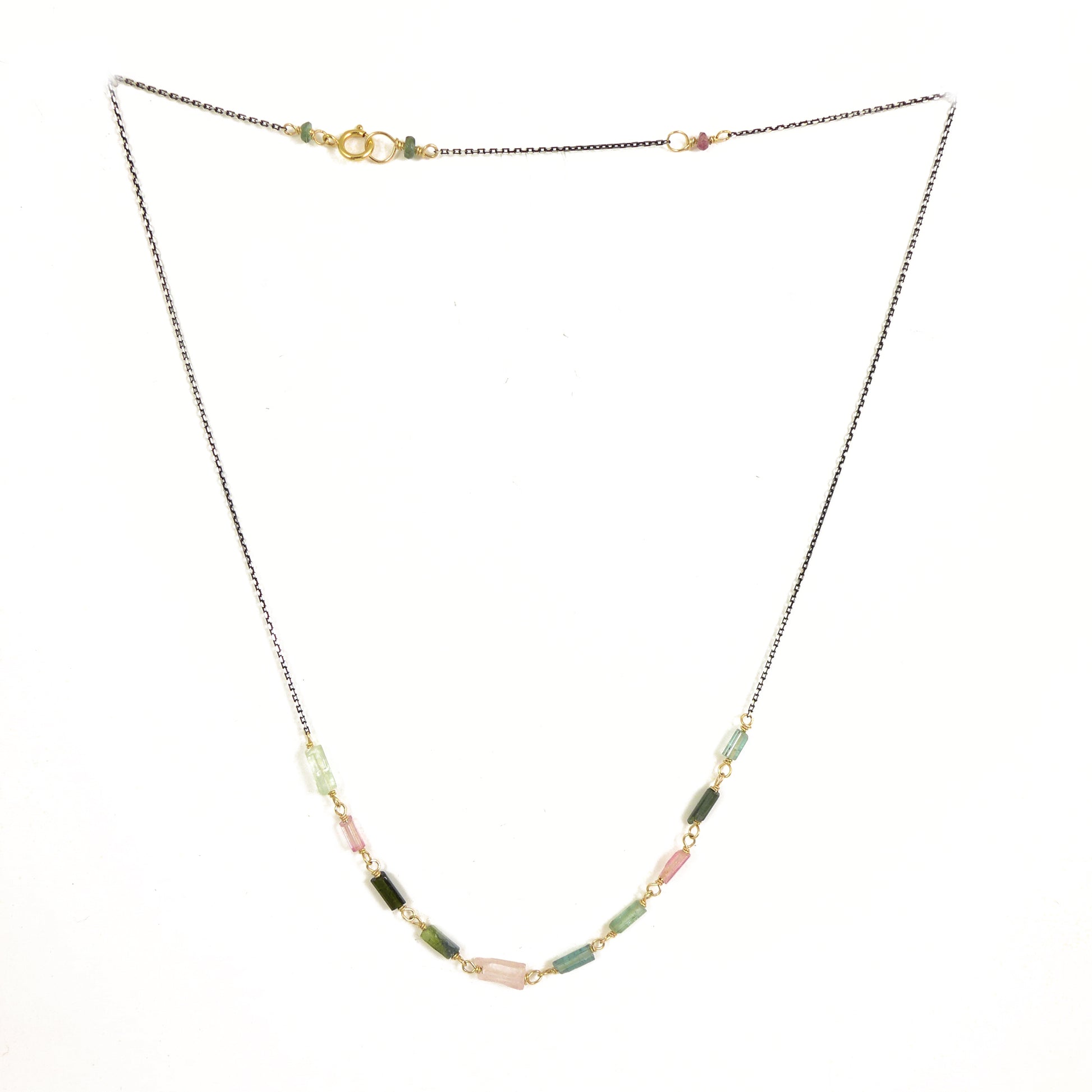 Multi Tourmaline Necklace - Karen Morrison Jewellery