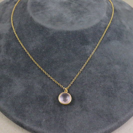 Rose Quartz Necklace - Karen Morrison Jewellery