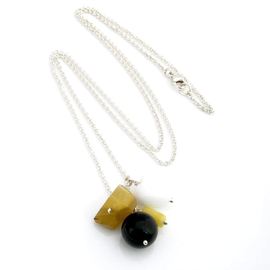 SALE - Yellow Chalcedony Necklace - karen-morrison-jewellery