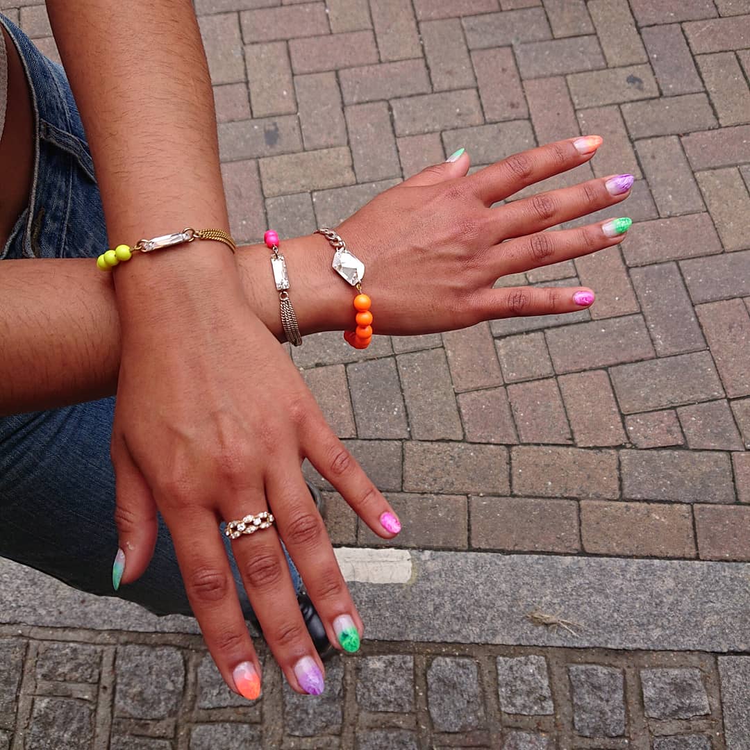 Neon Lights Swarovski Crystal Bracelet - Karen Morrison Jewellery