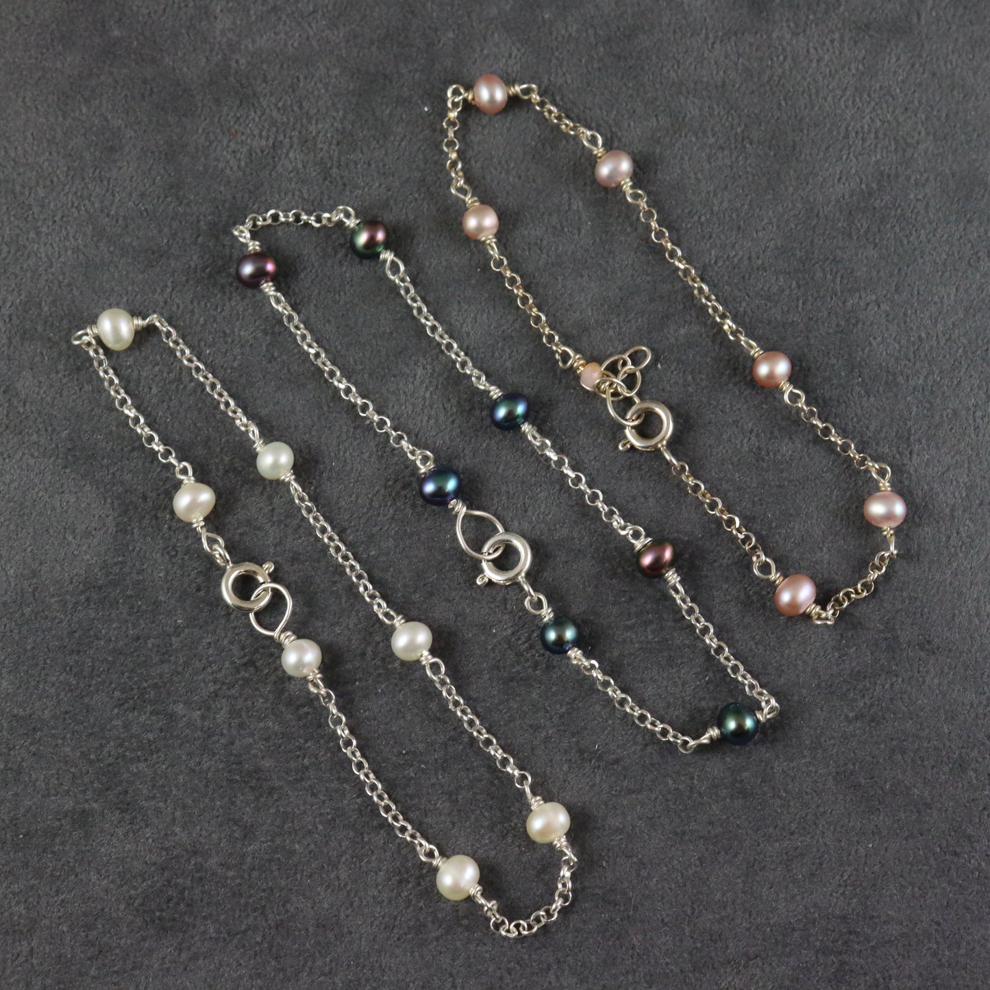Pink Freshwater Pearl Bracelet - Karen Morrison Jewellery