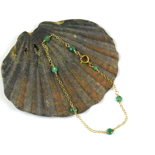 emerald bracelet by karen morrison jewellery