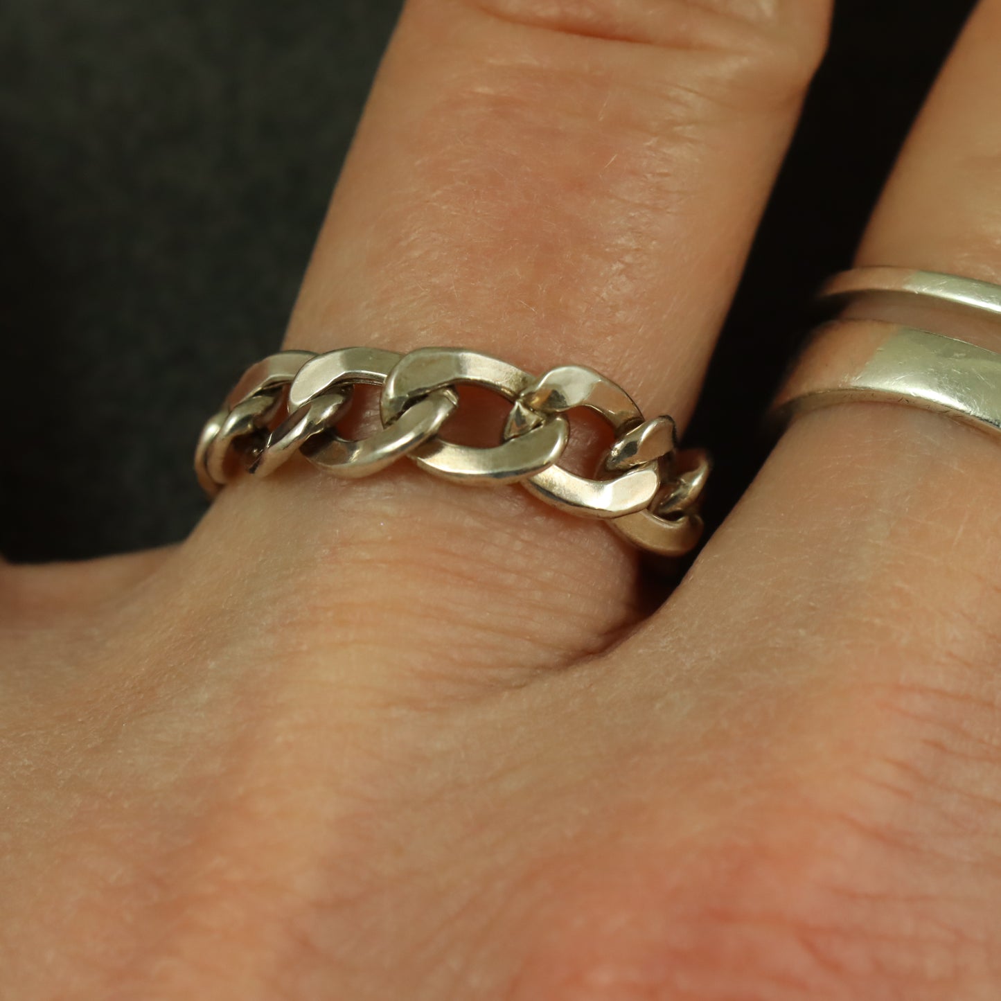 Silver Chain Ring