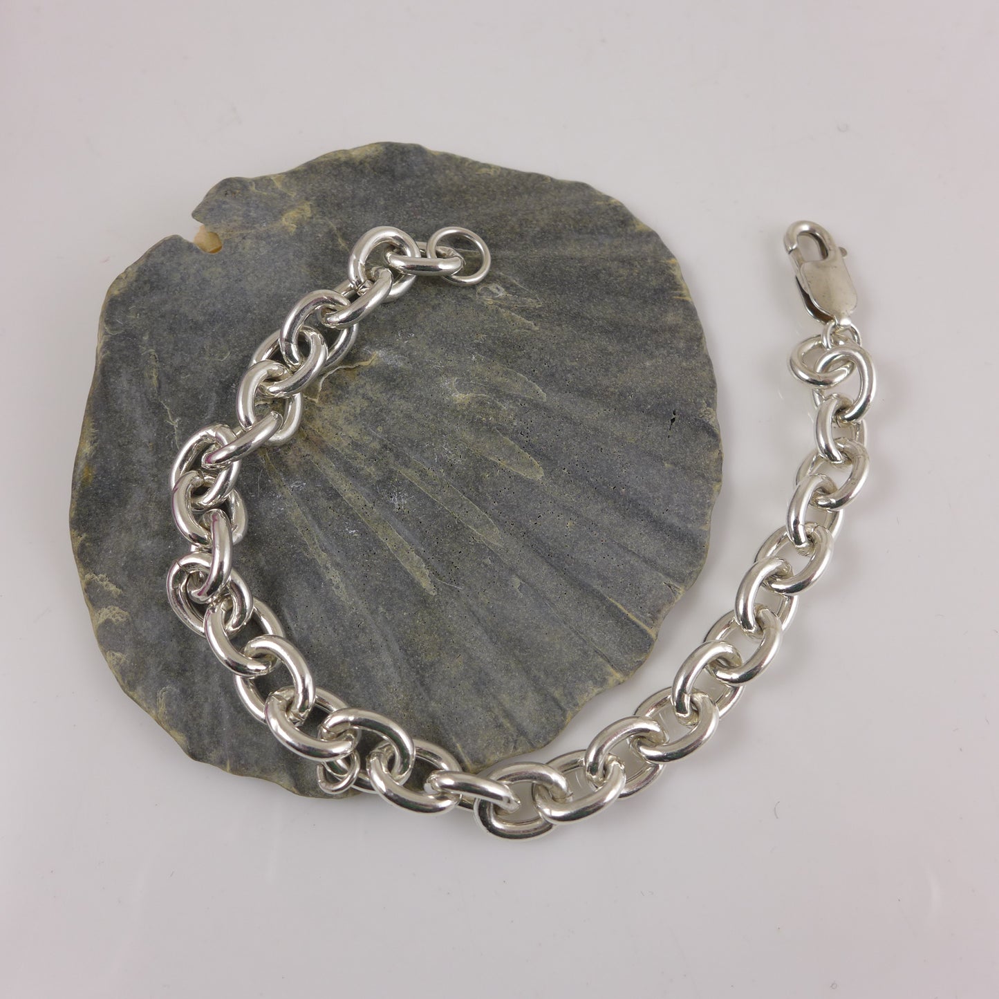 silver chain bracelet