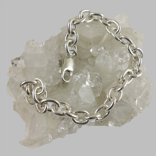 silver chain bracelet