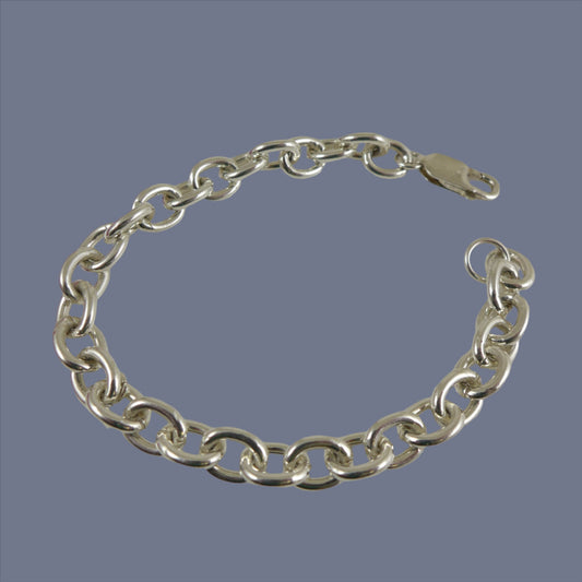 silver chain bracelet