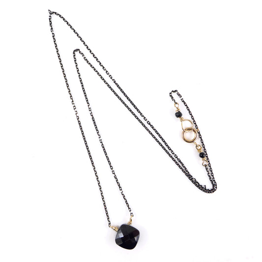 Black Spinel Necklace - karen-morrison-jewellery