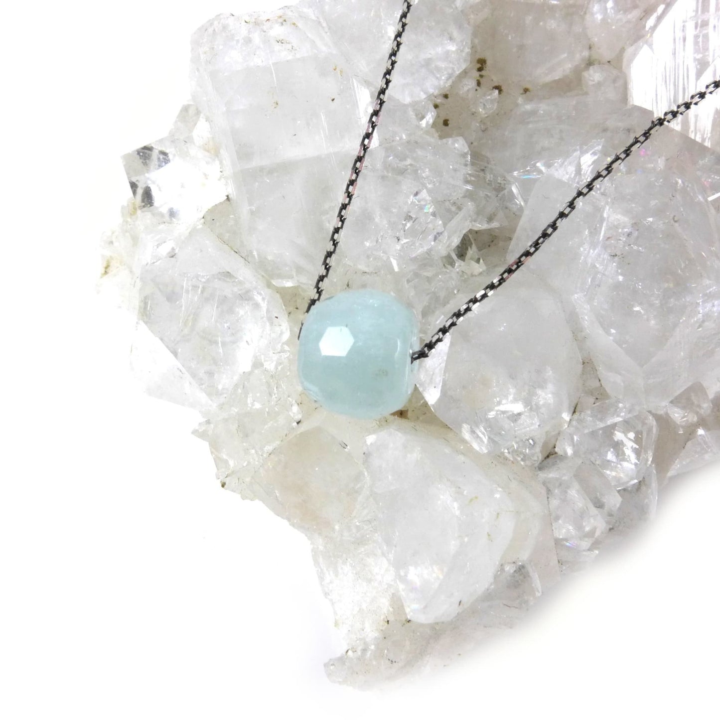 Aquamarine Necklace - karen-morrison-jewellery