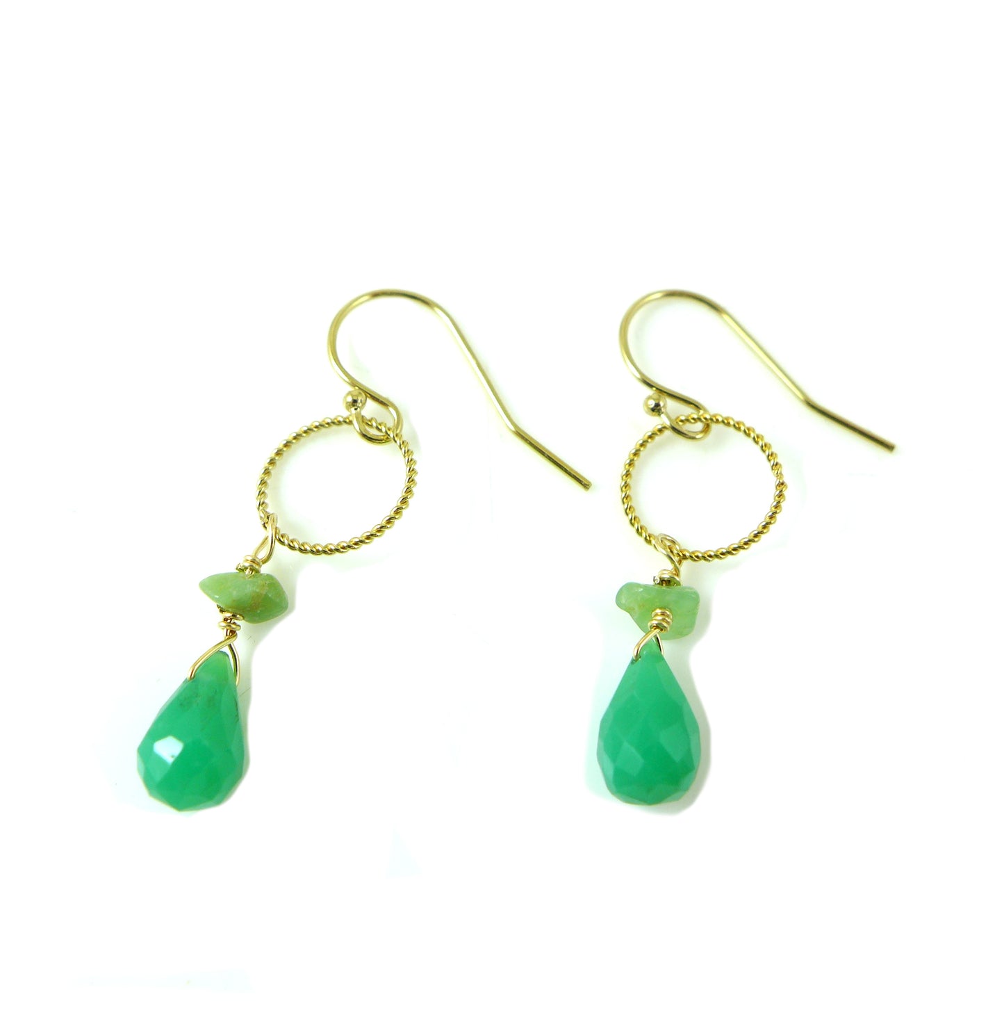 Chrysoprase Earrings