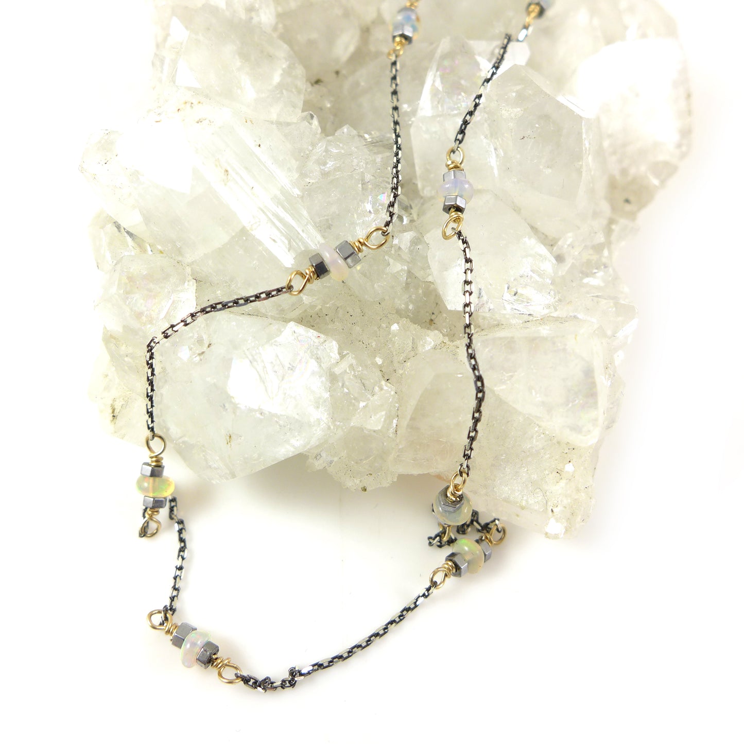 Opal Necklace - Karen Morrison Jewellery