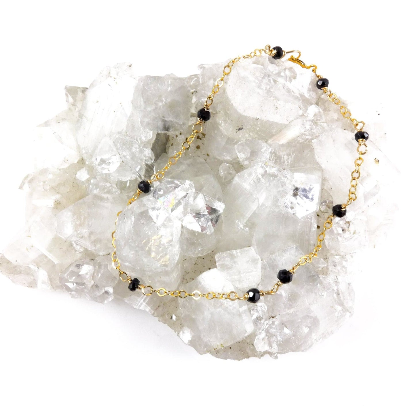 Black Spinel Bracelet - karen-morrison-jewellery