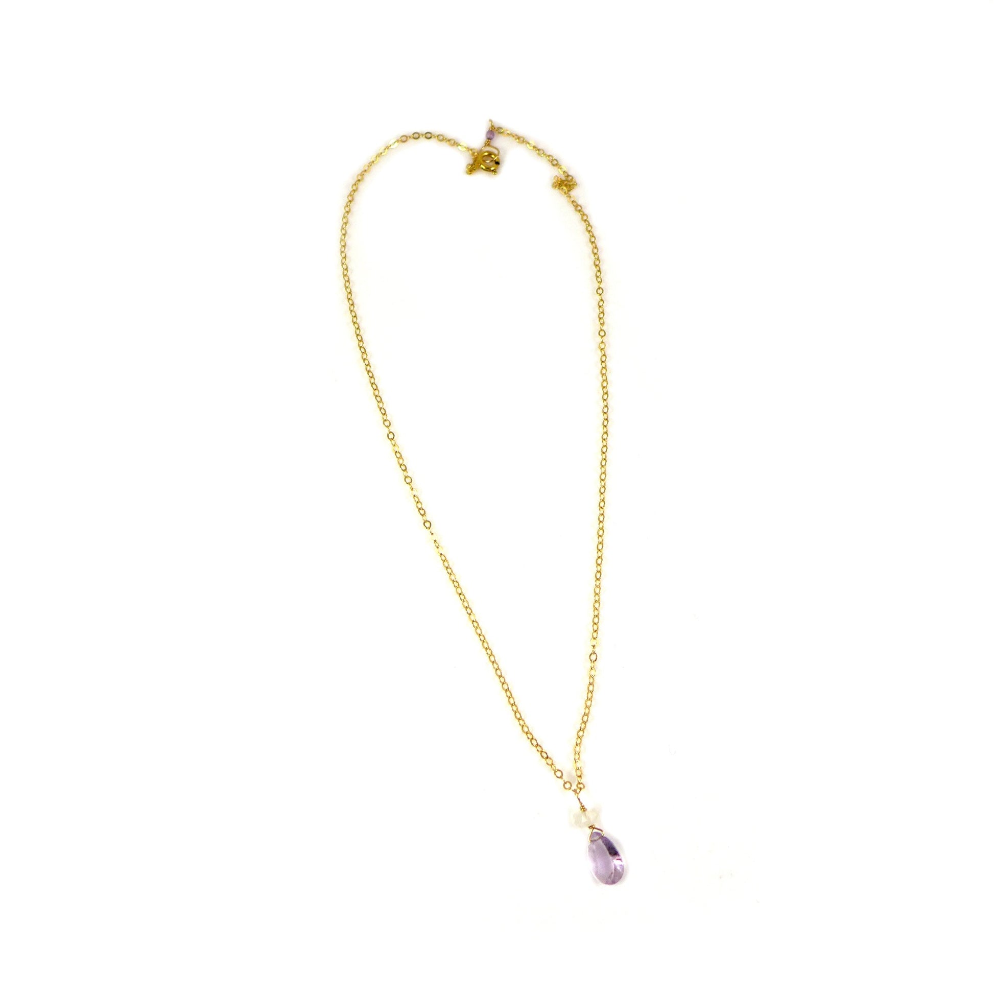 Pink Amethyst Necklace - karen-morrison-jewellery