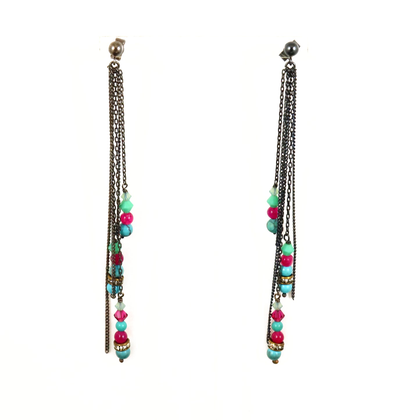 SALE - Vibrant gemstone earrings