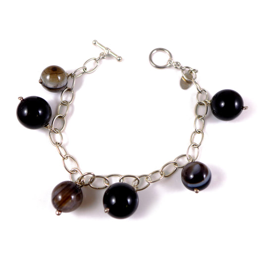 SALE - Onyx Bracelet - karen-morrison-jewellery