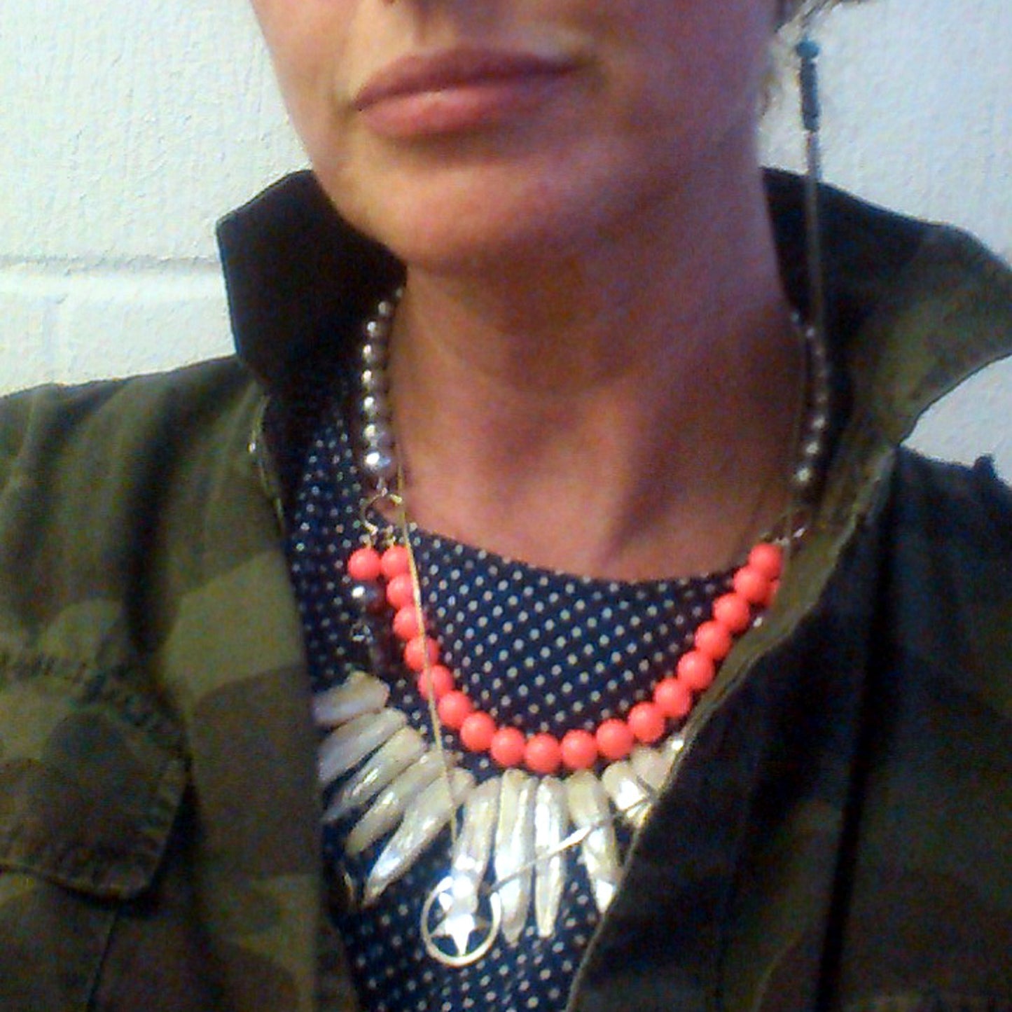 Neon Lights Swarovski Crystal and Hematite Necklace - karen-morrison-jewellery